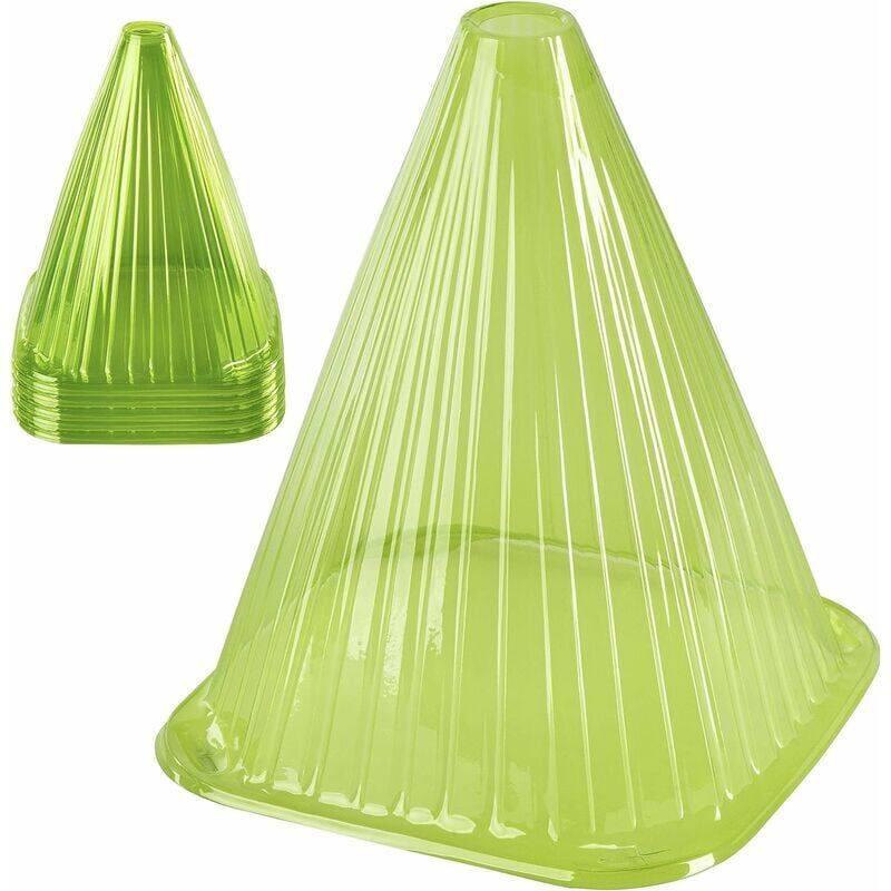 foto del prodotto alovez confezione da 10 coperture per piante verdi, protezione dalle intemperie e dagli animali, copertura per piante in pvc, cappuccio di