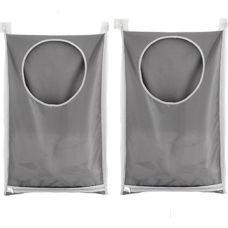 foto del prodotto alovez confezione da 2 sacchi per il bucato, cesto per il bucato di grande capacit , borsa portaoggetti appesa per armadio lavanderia