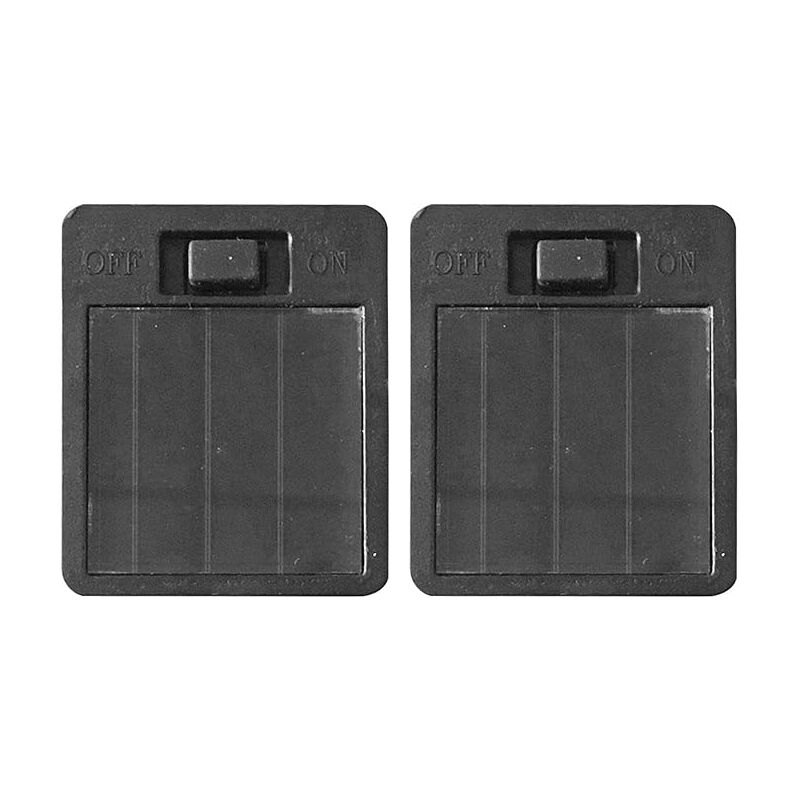 foto del prodotto alovez confezione da 2 scatole di batterie solari sostitutive per luci solari sospese nere