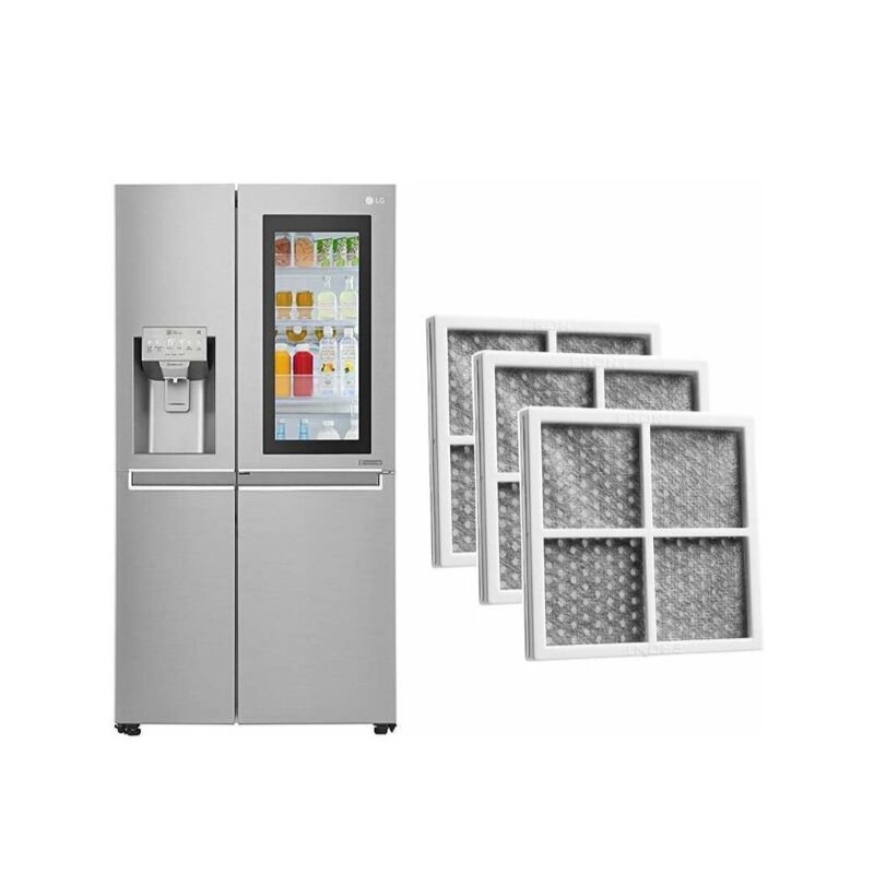 foto del prodotto alovez confezione da 3 filtro aria di ricambio per frigorifero lg pure n fresh, filtro aria per frigorifero, filtro aria per congelatore
