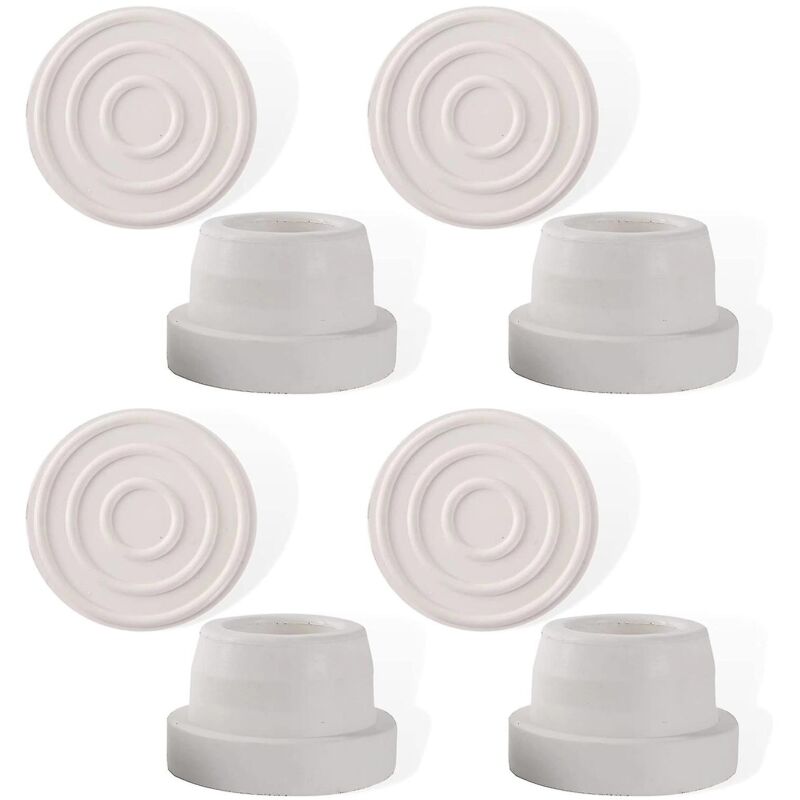 foto del prodotto alovez confezione da 4 paracolpi in gomma per scaletta da piscina, adatti a tubi con diametro interno di 1,9 , tappi per scaletta da piscina