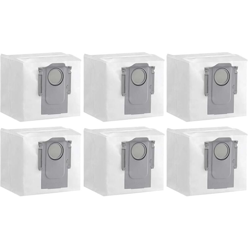foto del prodotto alovez confezione da 6 sacchetti per aspirapolvere roborock s8 s8 s8 pro ultra s7 maxv ultra s7 pro ultra q7 q7 max q7 max q5 t8