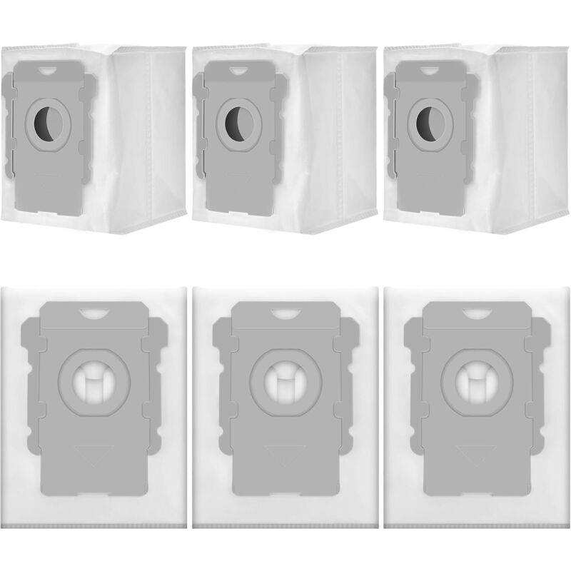 foto del prodotto alovez confezione da 6 sacchetti per aspirapolvere roomba i7, i7 , i7plus, i8, i8 , i3, i3 , i4, i4 , i6, i6 , j7, j7 , s9, s9 , s9plus. sacchetti