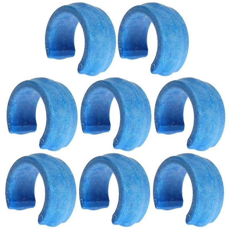 foto del prodotto alovez confezione da 8 pesi universali per tubi da piscina, compatibili con la maggior parte dei pulitori per piscine, blu