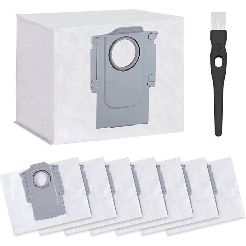foto del prodotto alovez confezione da 8 sacchetti per aspirapolvere per robot aspirapolvere compute s7 maxv ultra s7 pro ultra q7 q7 max q5 , grande
