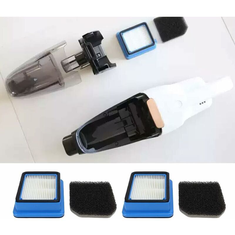 foto del prodotto alovez confezioni di elementi filtranti di ricambio per aspirapolvere, compatibili con gli aspirapolvere q6 q7 q8, accessori filtranti di ricambio