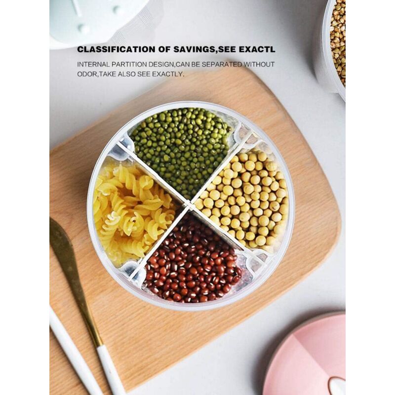 foto del prodotto alovez contenitori ermetici per alimenti da cucina da 3 l 102 oz, contenitori in plastica senza bpa con chiusura facile l
