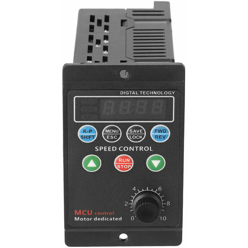 foto del prodotto alovez convertitore di frequenza per motore trifase con ingresso monofase 220v display digitale a 4 cifre tipo multicolore