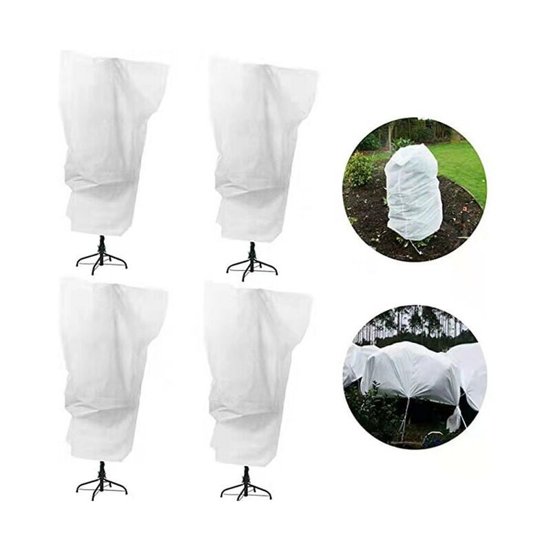 foto del prodotto alovez copertura invernale, telo protettivo per piante in 4 pezzi, 100 cm x 156 cm, copertura invernale per piante per protezione permeabile dal