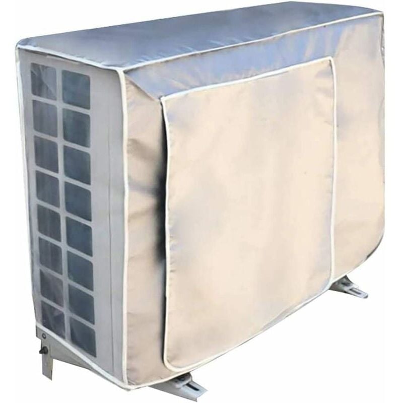 foto del prodotto alovez copertura per condizionatore d aria esterno, copertura per pompa di calore, copertura universale per motore del condizionatore d aria,