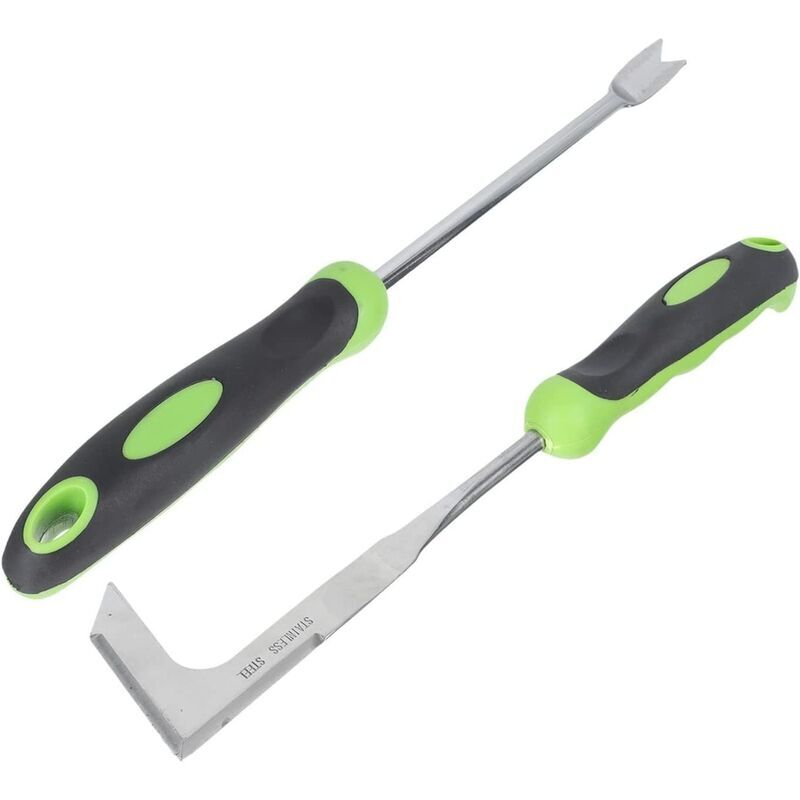 foto del prodotto alovez crack weeder, attrezzo per diserbare le fessure in acciaio inossidabile per giardino, patio, terrazza