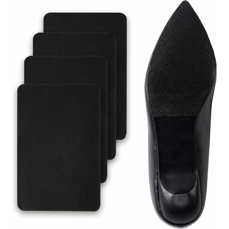 foto del prodotto alovez cuscinetto per scarpe antiscivolo, solette per scarpe antiscivolo da 4 pezzi, cuscinetto per tallone antirumore, solette per scarpe esterne