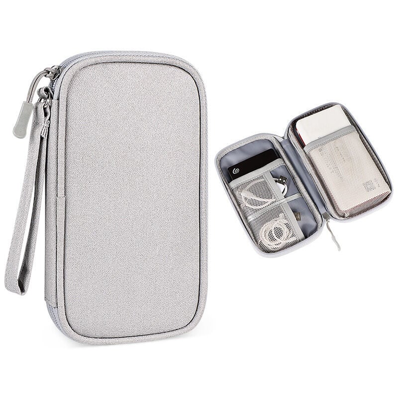 foto del prodotto alovez custodia per dispositivi elettronici custodia antiurto protezione rigida grigia, solo borsa 