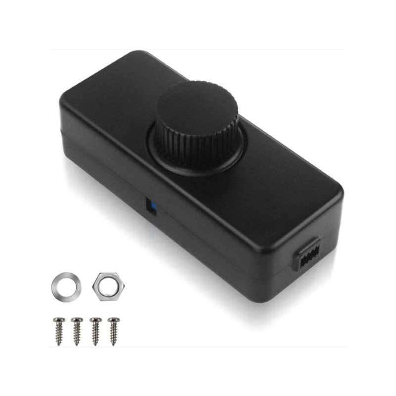 foto del prodotto alovez dimmer per luci a led, interruttori e dimmer intelligenti, 220 240 v 50 hz 3 100 w, dimmer per lampade a led rotante regolabile silenzioso