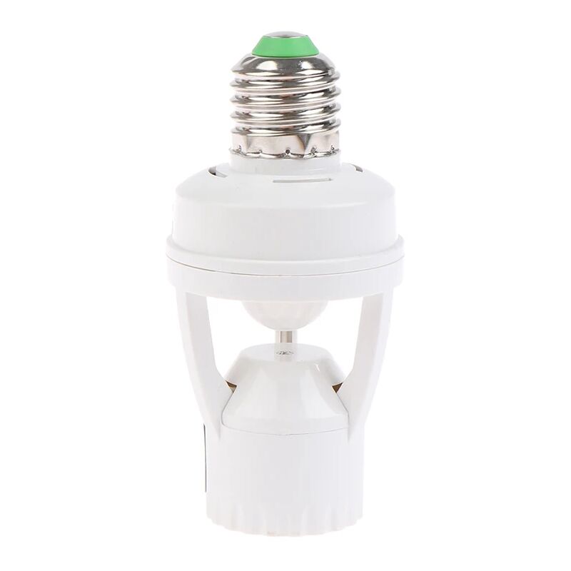 foto del prodotto alovez e27 110v 220v 60w sensore di movimento a infrarossi supporto per lampada a induzione con interruttore di controllo
