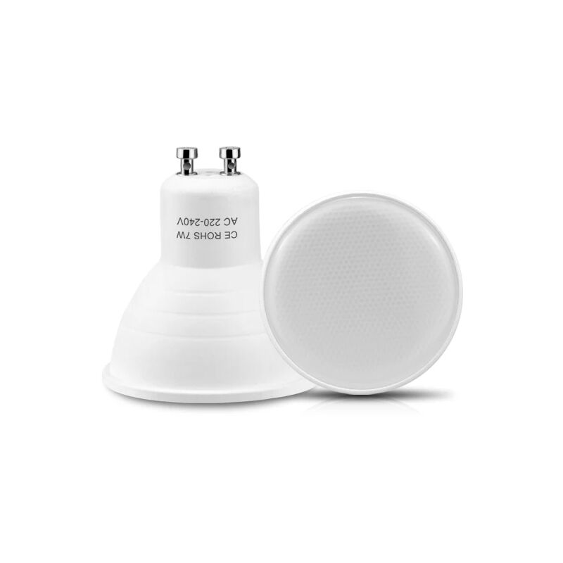 foto del prodotto alovez - faretto led mr16 220v 7w, lampadina in plastica e alluminio, faretto a luce fredda per tavolo e soffitto