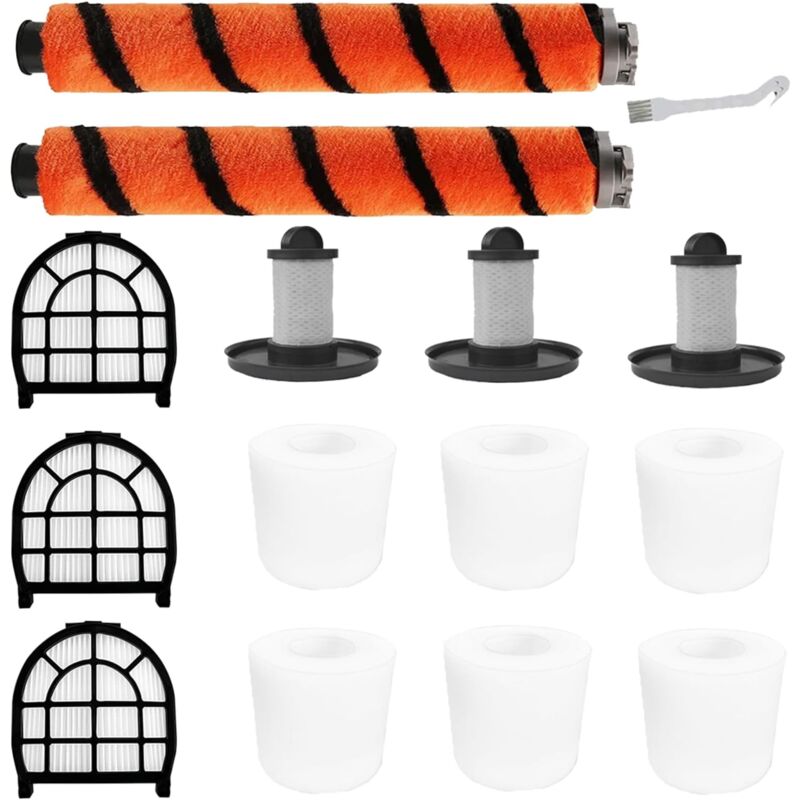 foto del prodotto alovez filtri in feltro hepa foam brushroll compatibili con gli aspirapolvere shark lz600 lz601 lz602 lz602c apex uplight lift away duoclean