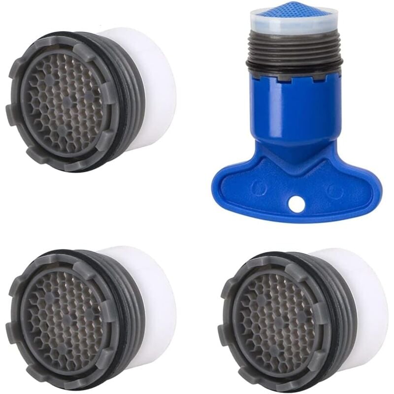 foto del prodotto alovez filtro di ricambio per rubinetto da 1,2 gpm, aeratore limitatore, 16,5 mm 0,65 pollici, confezione da 4