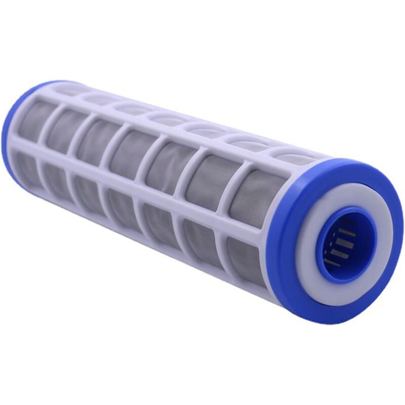 foto del prodotto alovez filtro per acqua lavabile da 10 pollici, cartucce filtranti in acciaio inossidabile, precisione del filtro di 40 micron
