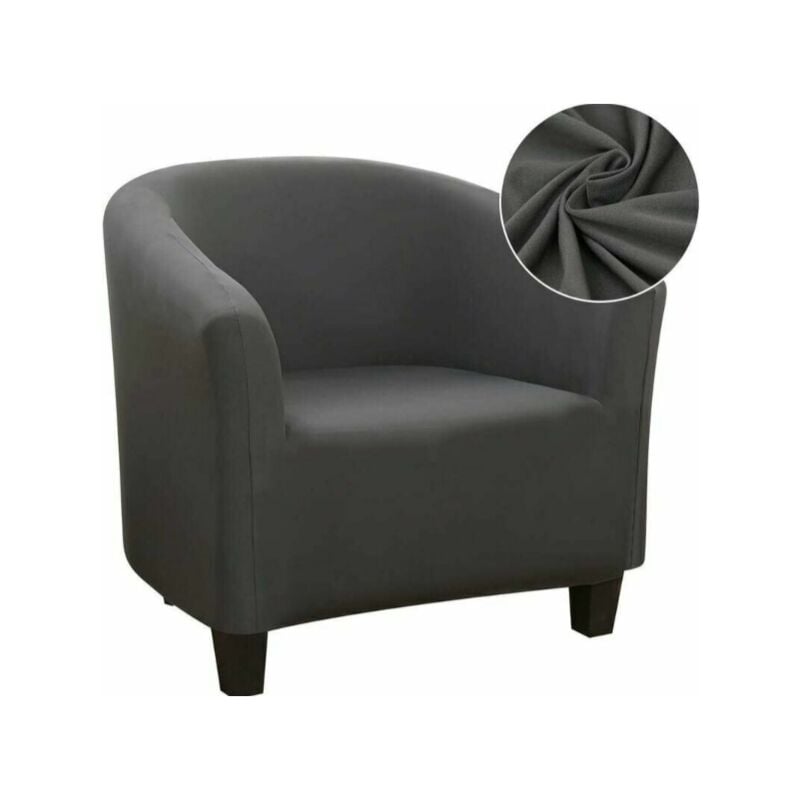 foto del prodotto alovez fodera per sedia chaise longue elasticizzata, facile da installare e lavare, con braccioli, per sedia chesterfield, per bancone, bar,
