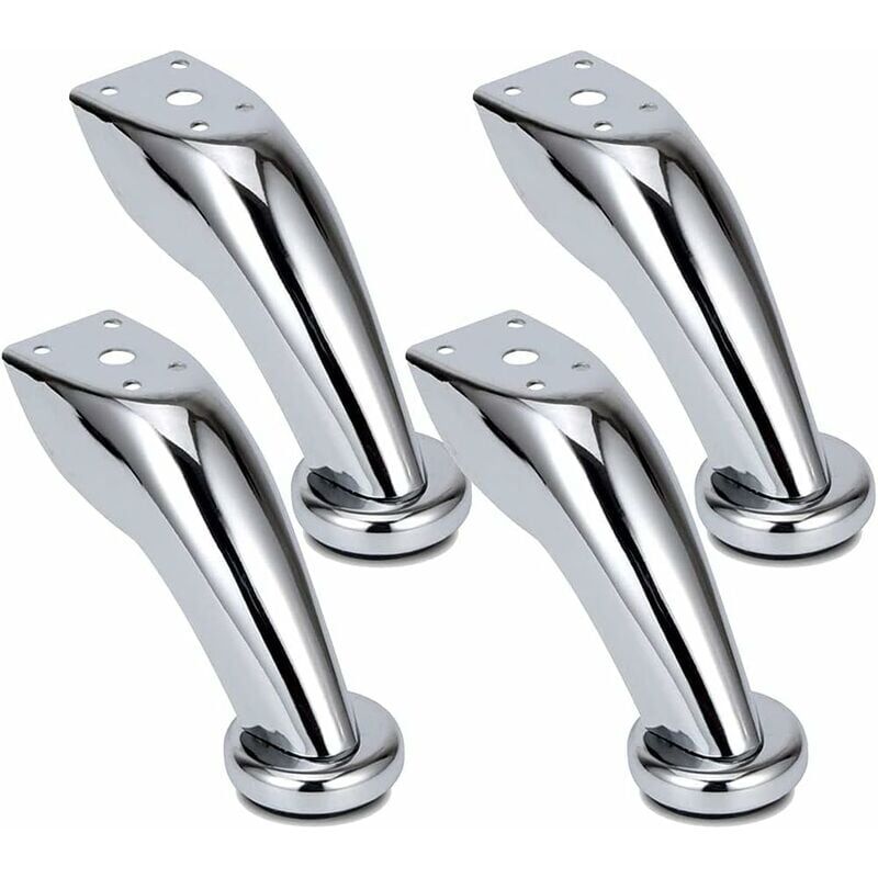 foto del prodotto alovez gambe spesse in acciaio inox per divani, gambe per mobili starlight, gambe cromate, piedini per mobili, divani, sedie, sgabelli, armadi,