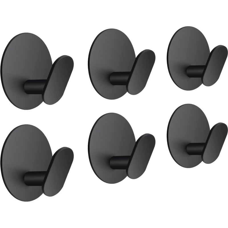 foto del prodotto alovez ganci adesivi, ganci da parete per bagno senza foratura, ganci per asciugamani impermeabili e resistenti all olio in acciaio inossidabile