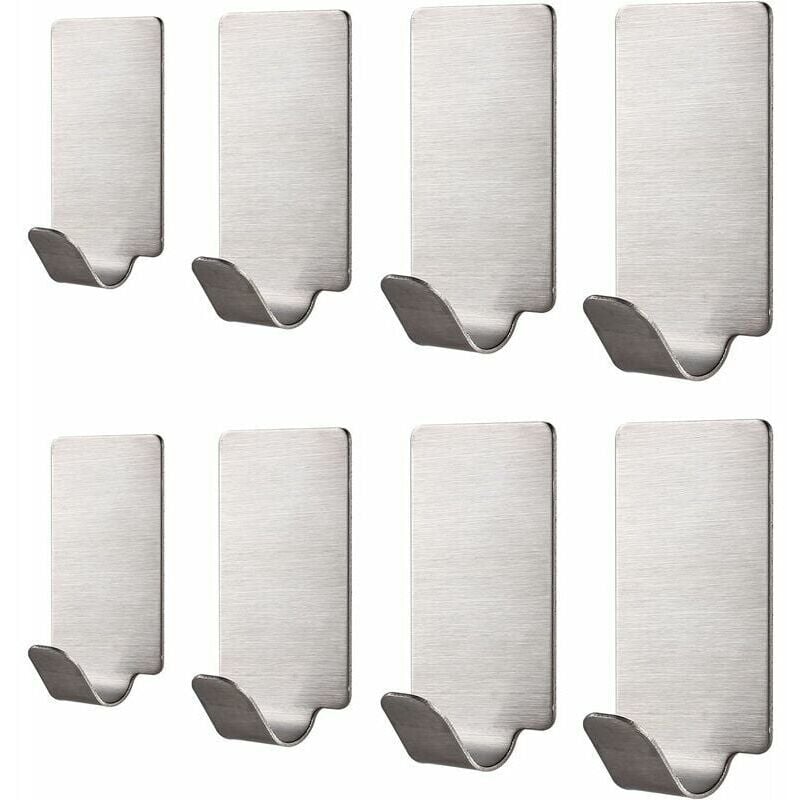 foto del prodotto alovez ganci adesivi monoblocco, ganci per accappatoi, portasciugamani, ganci autoadesivi, portasciugamani in acciaio inox, ganci da parete per il