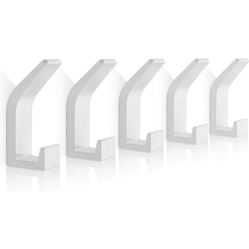 foto del prodotto alovez ganci autoadesivi, ganci da parete in alluminio, impermeabili per bagno, asciugamani e accappatoi, per cucina, bagno, armadi, confezione da