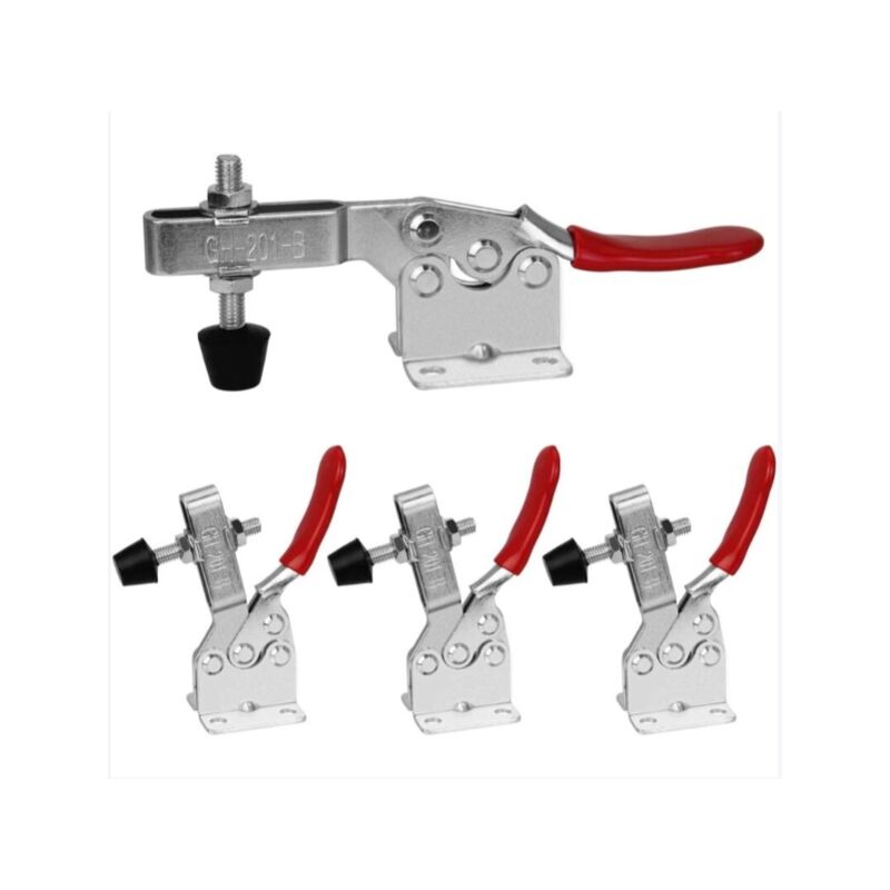 foto del prodotto alovez gh 201 b set di 4 morsetti verticali con base orizzontale portata 90 kg