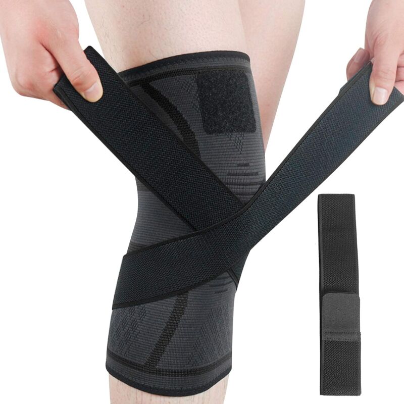 foto del prodotto alovez ginocchiere, 1 confezione elastiche, traspiranti, antiscivolo