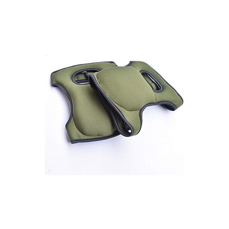 foto del prodotto alovez ginocchiere in spugna, 1 paio di cuscinetti protettivi in memory foam per giardinaggio 23x46 cm verde