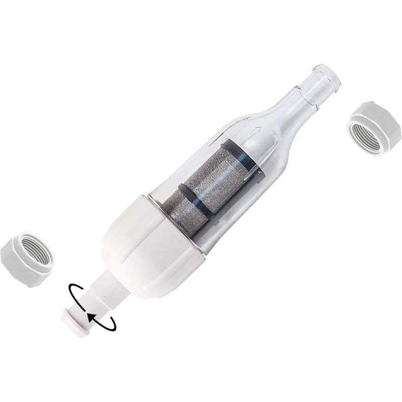 foto del prodotto alovez gruppo filtro in linea 280 380 48 080 con 2 dadi per tubo di alimentazione d15 sostituzione del filtro in linea zodiac polaris 48 080 e
