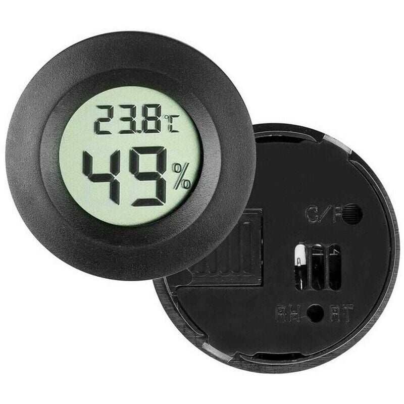 foto del prodotto alovez igrometro per interni, 4 confezioni mini termometro digitale ad alta precisione, monitor portatile di temperatura e umidit 50 70 per