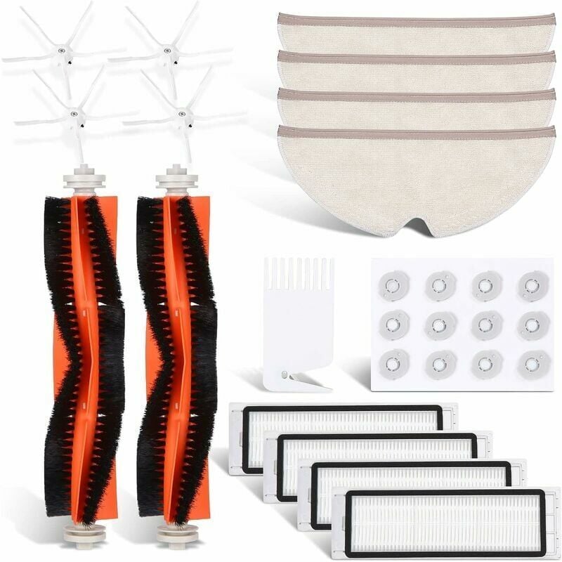 foto del prodotto alovez kit accessori per xiaomi mi robot eur, accessori di ricambio kit manutenzione per xiaomi roborock s5 s50 s51 s55 s6 s6 maxv con accessori 1