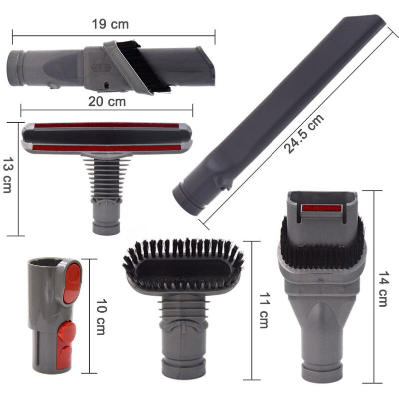 foto del prodotto alovez kit di accessori di ricambio per aspirapolvere dyson v8 v7 v6 v10 sv10 sv11 ricambi, spazzole, utensili e accessori per aspirapolvere