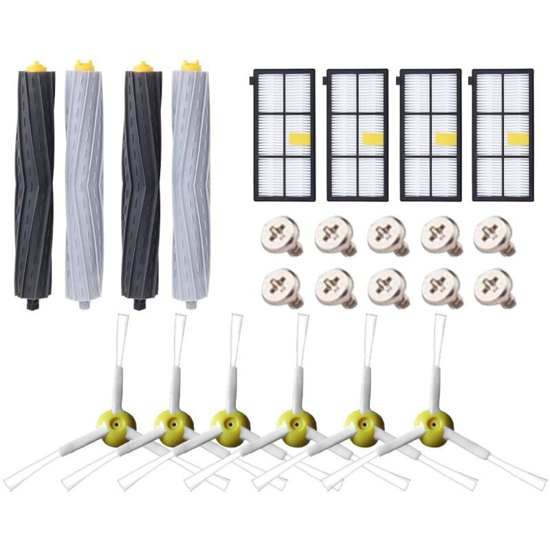 foto del prodotto alovez kit di accessori per parti compatibile con roomba serie 800 805 850 860 865 866 870 871 880 886 890 891 895 896 900 960 965 966 980 filtri e
