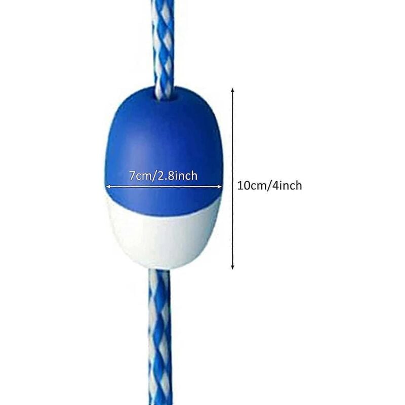 foto del prodotto alovez kit di corda di sicurezza per galleggiante da 18 piedi per piscina, accessori per piscina, linea di sicurezza per galleggiante, linea di