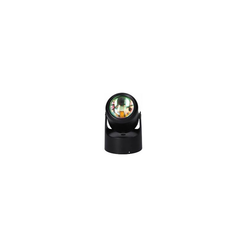 foto del prodotto alovez lampada proiettore arcobaleno led usb proiezione a parete con rotazione di 180 , decorativa, luce notturna al tramonto nero, 3 w 