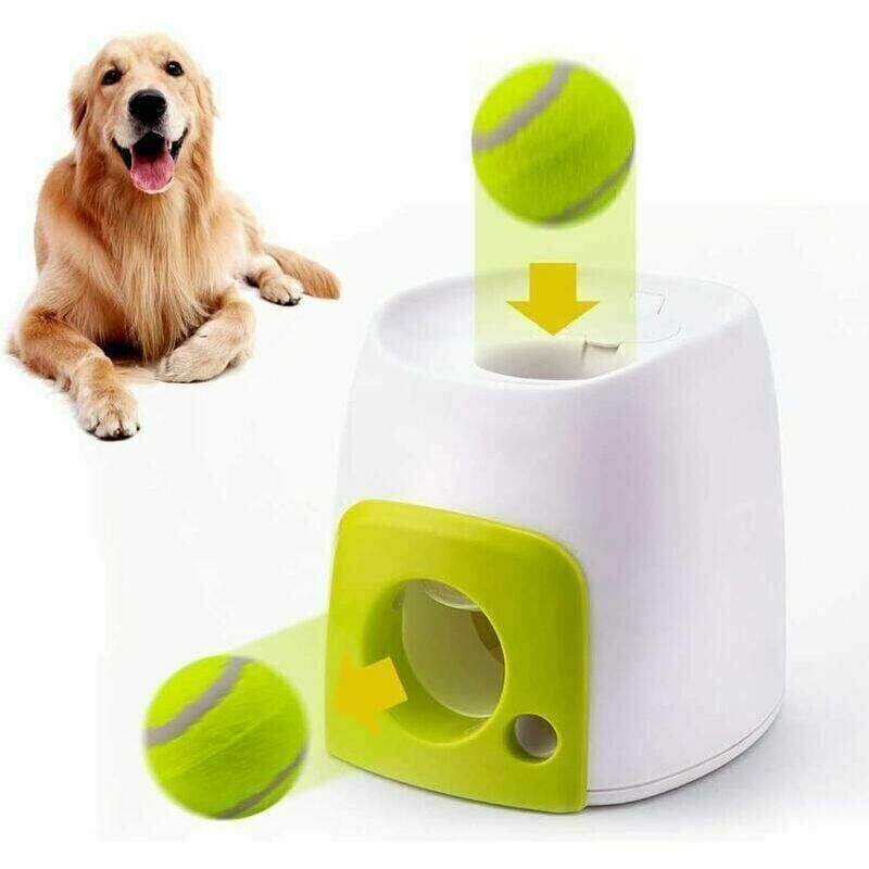 foto del prodotto alovez lanciatore automatico di palline interattivo per cani macchina per premi alimentari macchina per palline da tennis per l addestramento