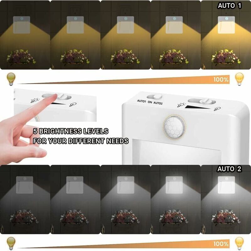 foto del prodotto alovez luce notturna con presa luce notturna per bambini con movimento s