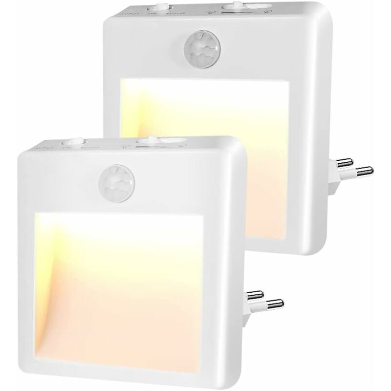 foto del prodotto alovez luce notturna con presa luce notturna per bambini con sensore di movimento luminosit regolabile, luce notturna a led bianco