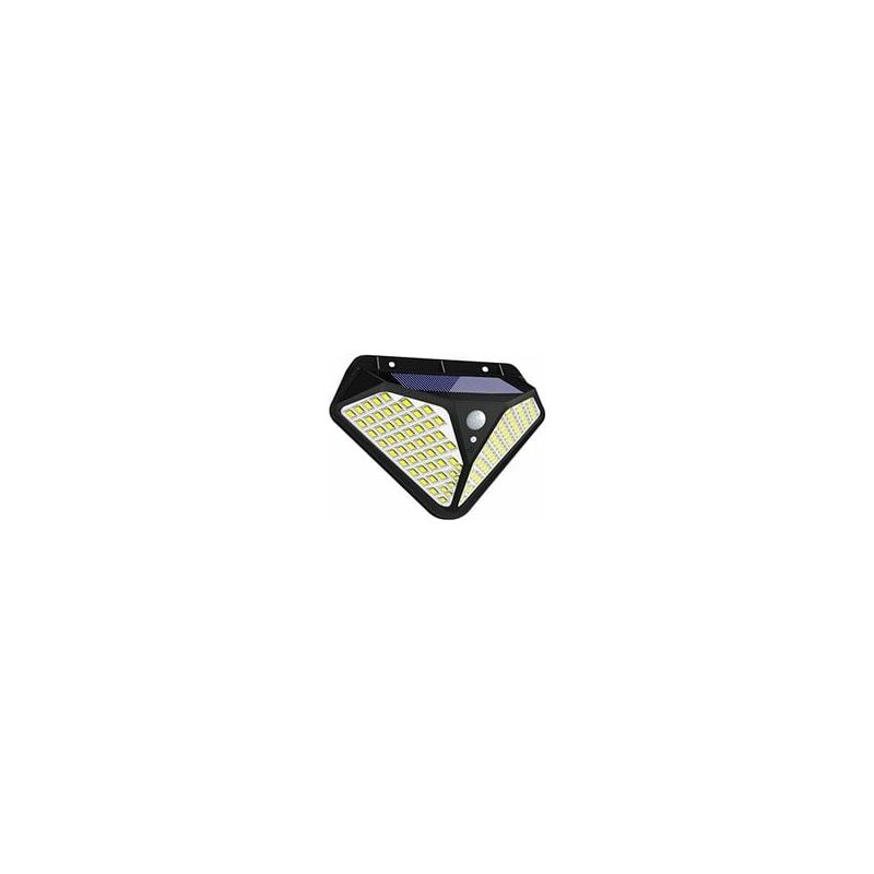 foto del prodotto alovez luce solare esterna a 102 led impermeabile con sensore di movimento e 3 modalit di illuminazione confezione da 1 