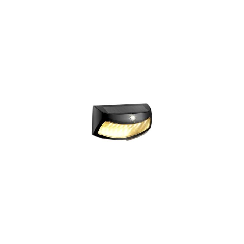foto del prodotto alovez luce solare impermeabile per patio controllo led luci solari da parete luce calda sensore
