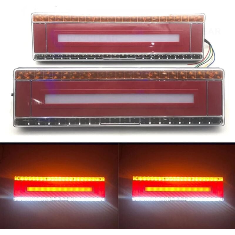 foto del prodotto alovez luci per rimorchi a led impermeabili da 24 v luci per camion a led per rimorchi, camion, accessori per roulotte