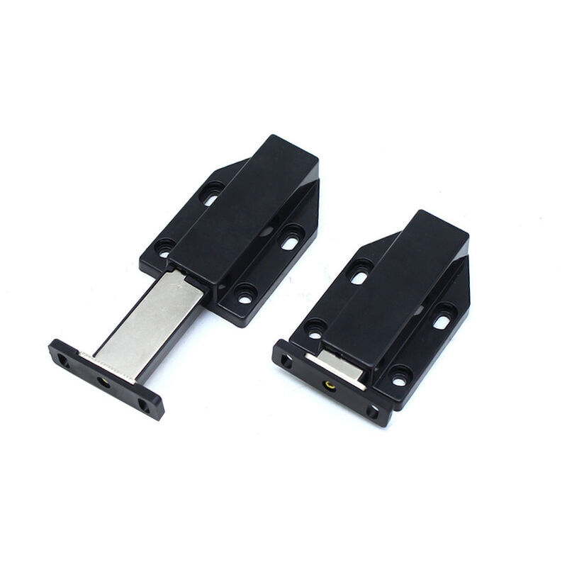 foto del prodotto alovez magnete push closer 4 pezzi porta magnetica push pull, ammortizzatore per porta per sistema di cassetti dell armadio apri push, nero