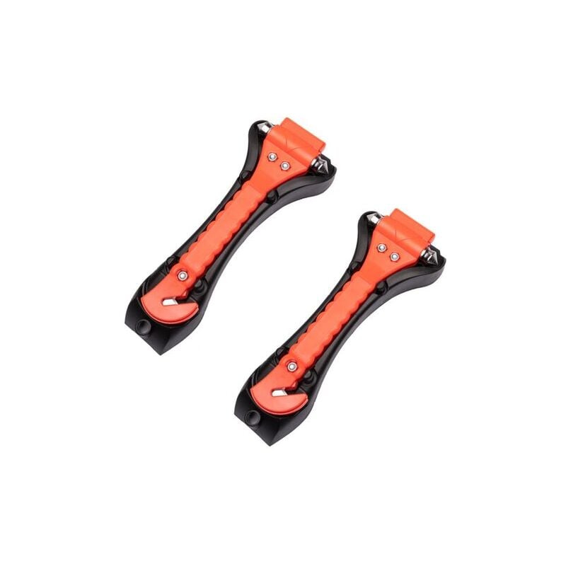 foto del prodotto alovez martelli di emergenza, 2 in 1 martello rompivetro e taglierino, rompivetro, taglierino per cintura di sicurezza per auto, rompivetro di