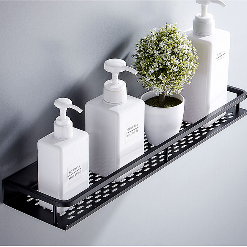 foto del prodotto alovez mensole per il bagno, organizer per il bagno, portasapone, shampoo, doccia, mensola per il pavimento del bagno