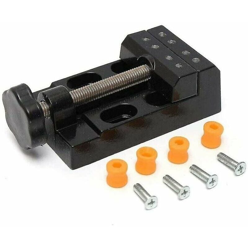 foto del prodotto alovez mini morsa universale con tavolo per morsa per trapano, per gioielli