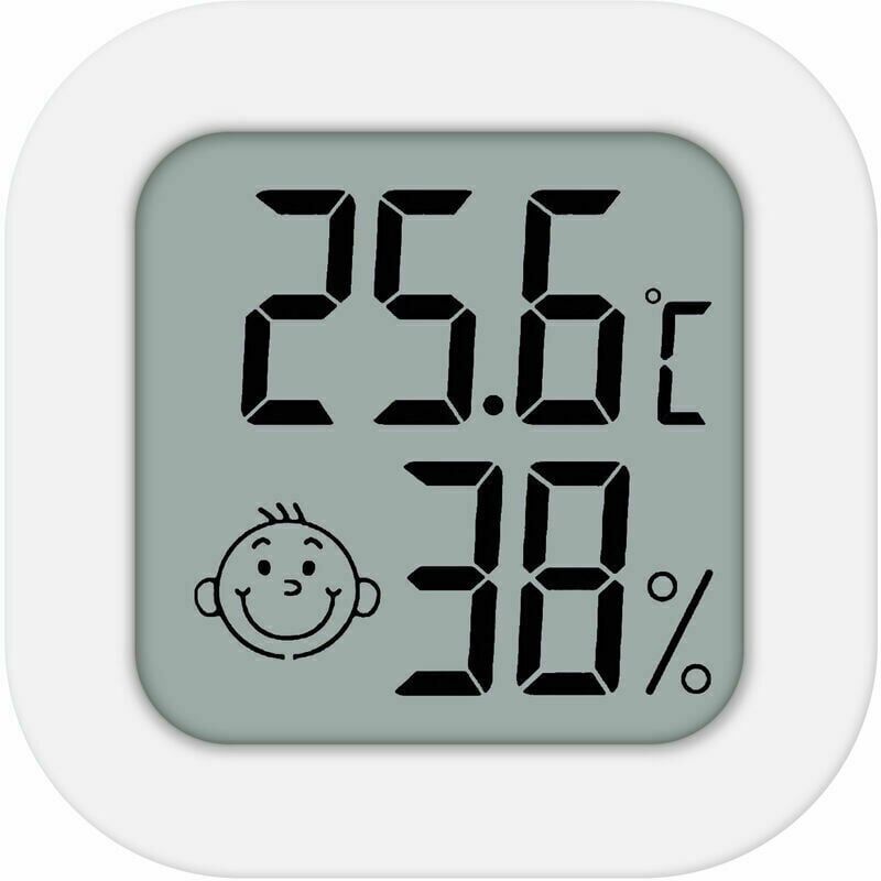 foto del prodotto alovez mini termometro per interni, monitor di umidit , display digitale lcd della temperatura, sensore, igrometro, display della temperatura,