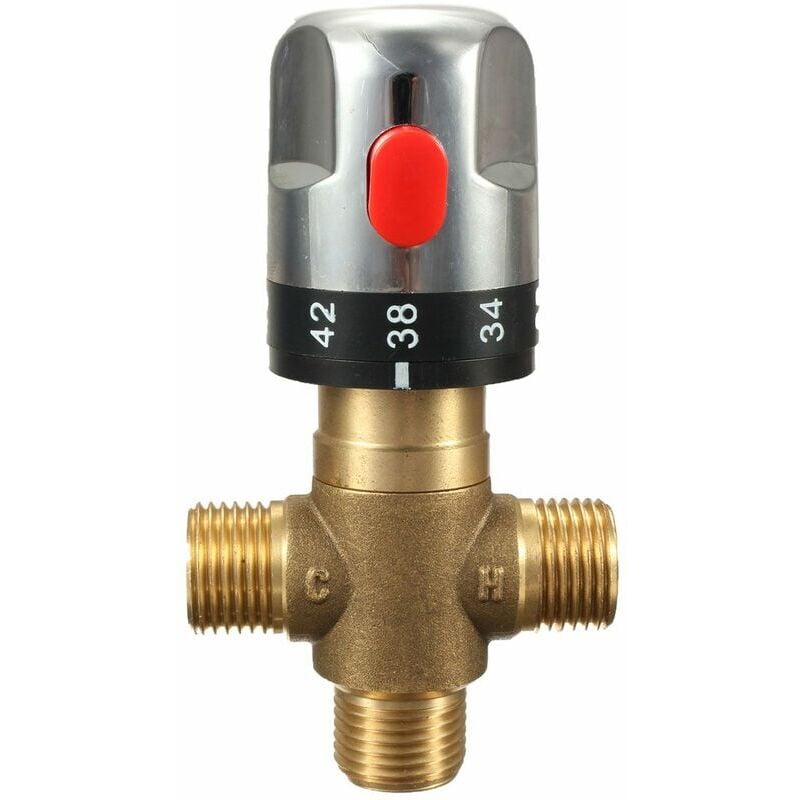 foto del prodotto alovez - miscelatore termostatico in ottone g1/2'' per lavello, cucina, bagno